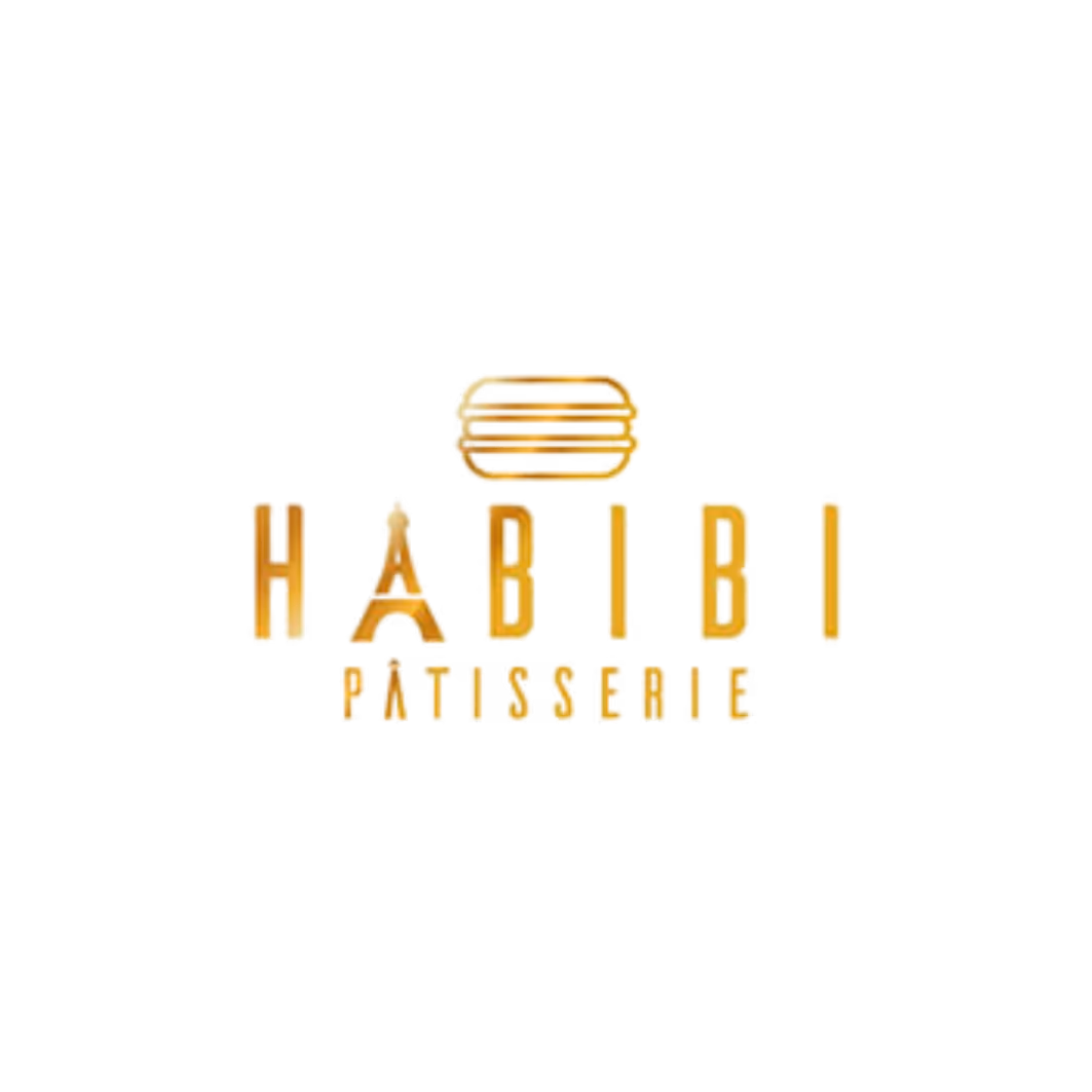 Habibi Patisserie logo โ macaron and dessert brand in Taipei, client of MDM Media.